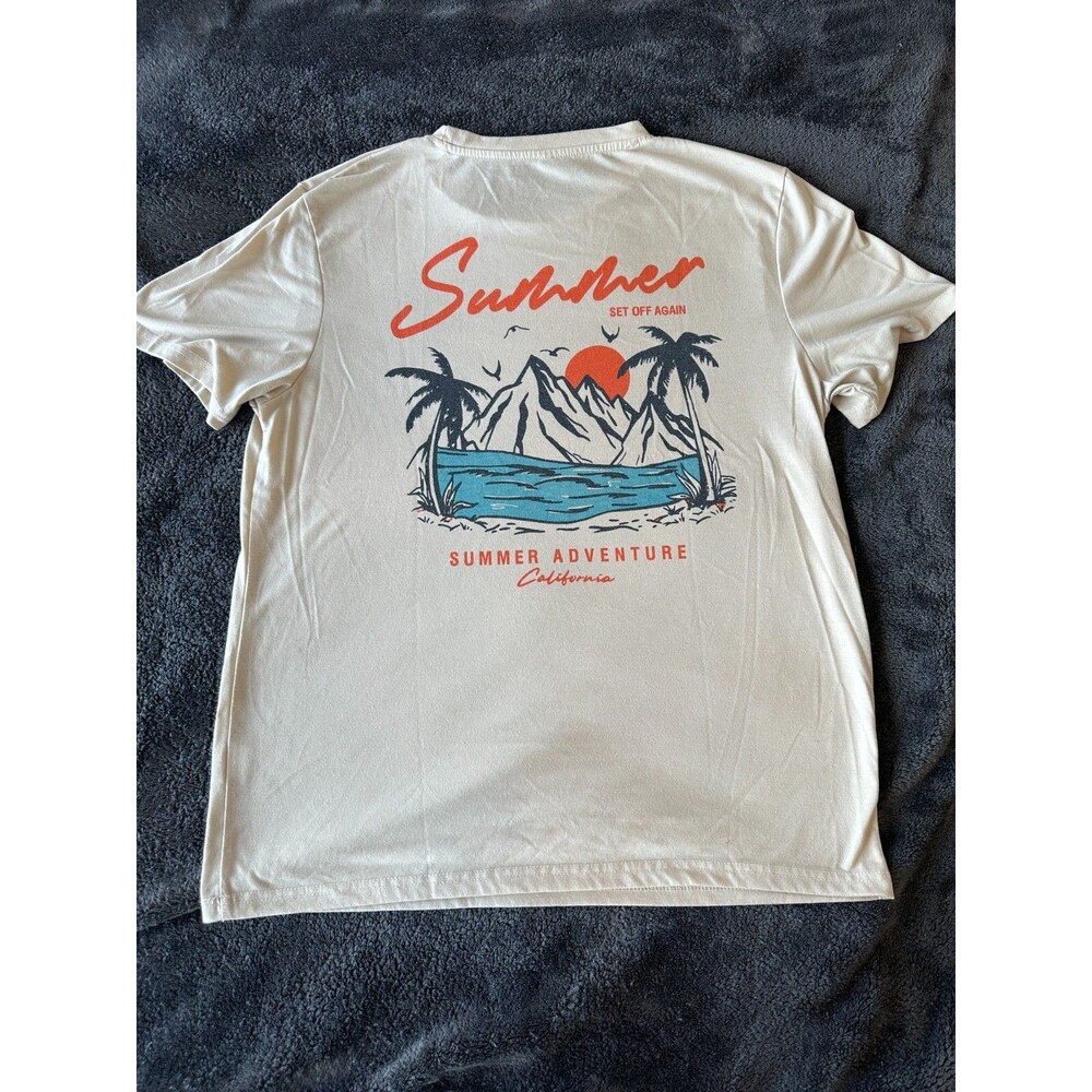 California Summer Tee - Beige (Size L)
